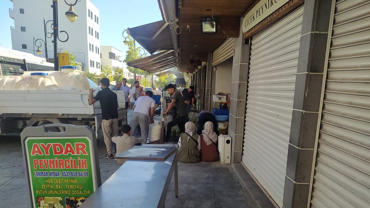 Diyarbakır Peynir Pazarı 10 gündür elektriksiz