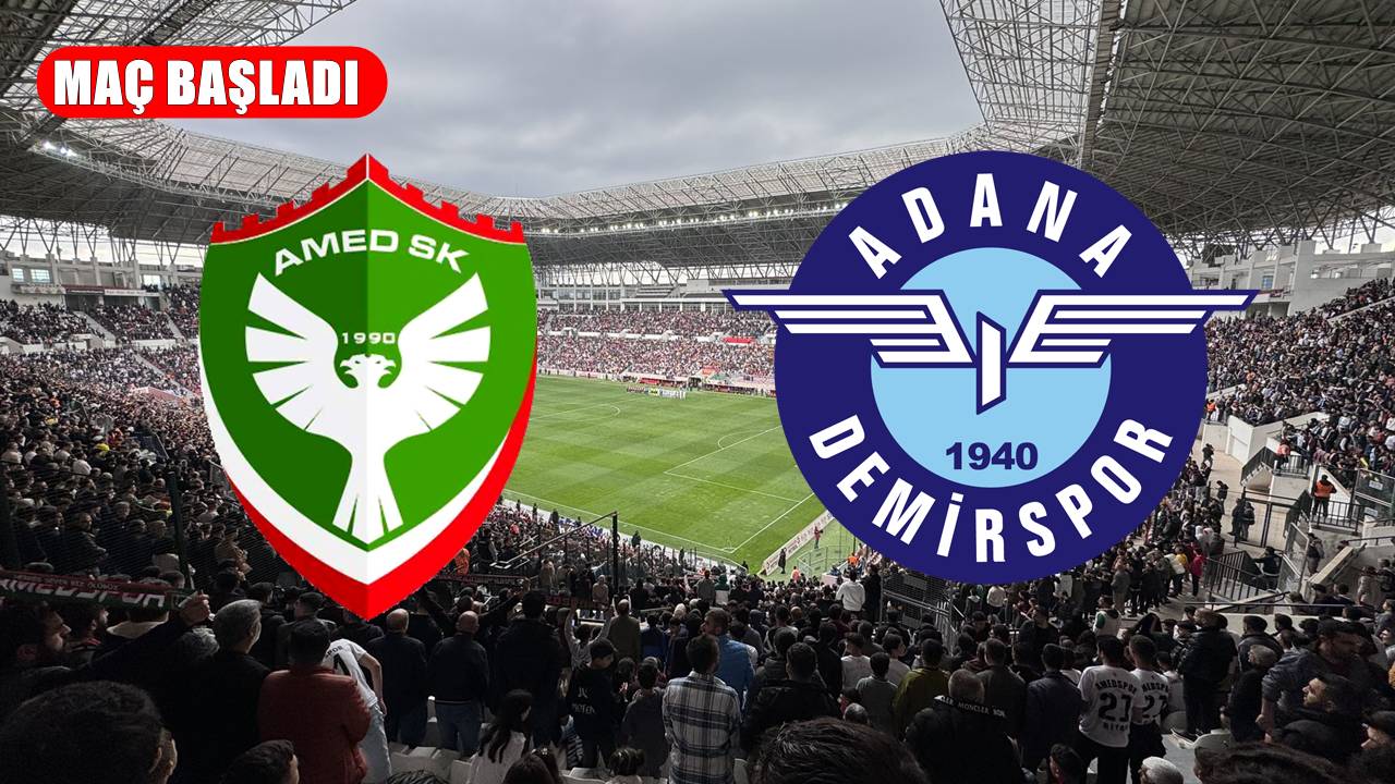 Maç başladı: Amedspor 3 fire ile sahada