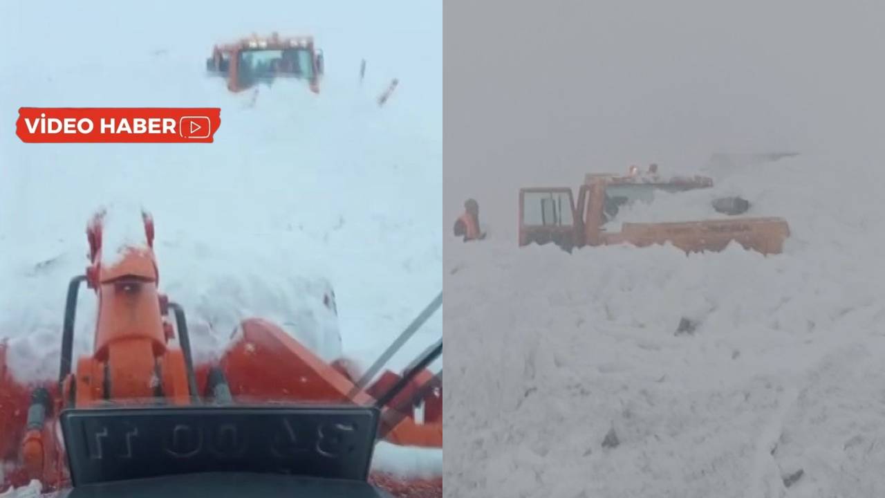 Diyarbakır Muş yolunda çığ düştü