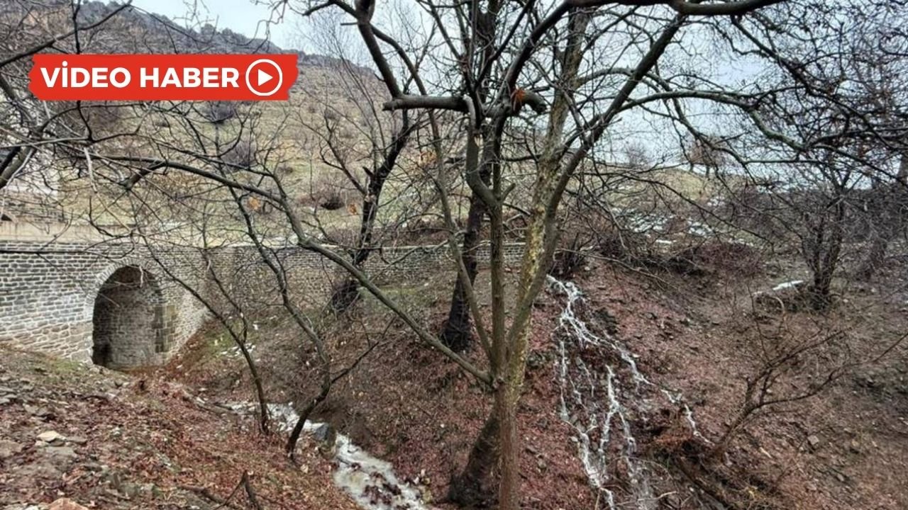 Diyarbakır’da kuruyan şelale yağışlarla yeniden akmaya başladı