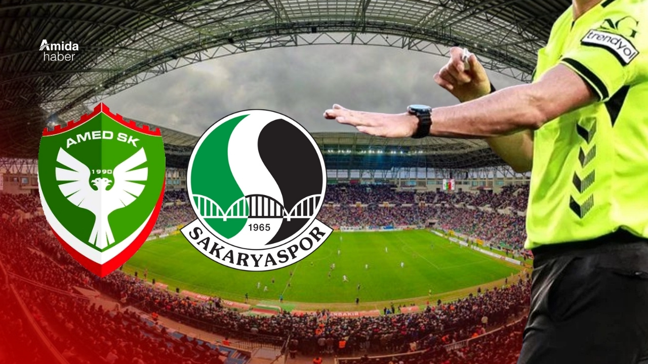 Amedspor- Sakaryaspor maçını bilgisayar mühendisi yönetecek