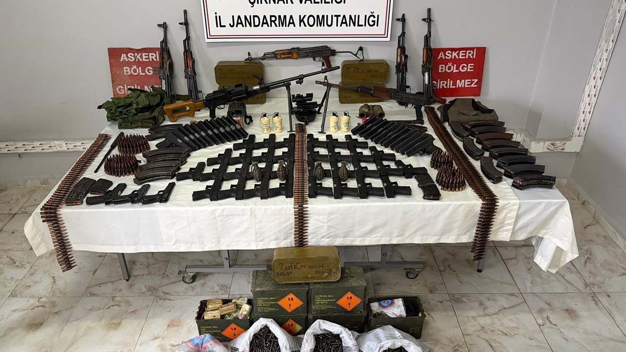 Şırnak'ta cephanelik ele geçirdi: 20 tutuklama