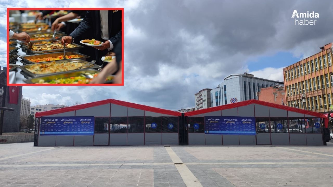 İşte Diyarbakır’daki iftar çadırlarının kurulacağı yerler