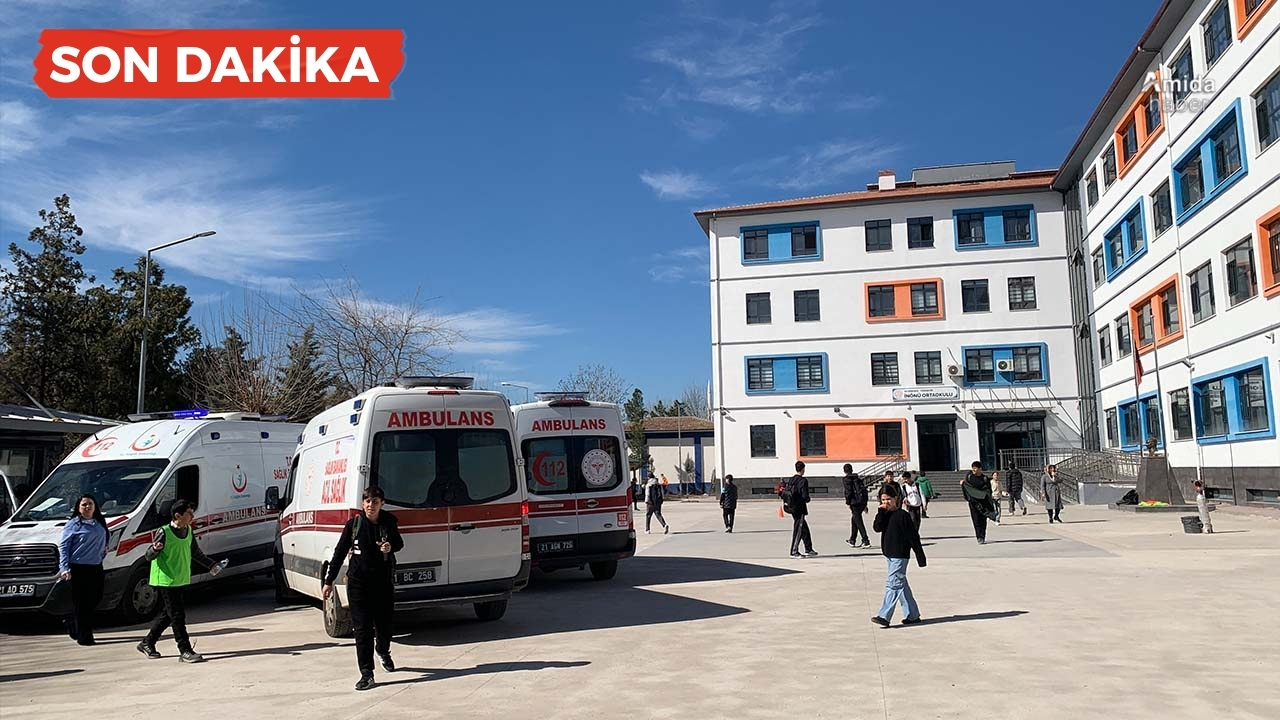 Diyarbakır’daki okulda cıva alarmı: Ambulanslar gönderildi