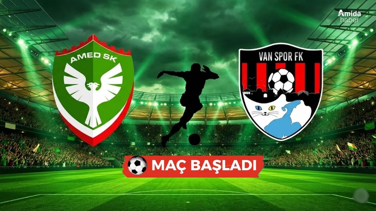 Amedspor–Vanspor karşılaşmasında ilk düdük çaldı