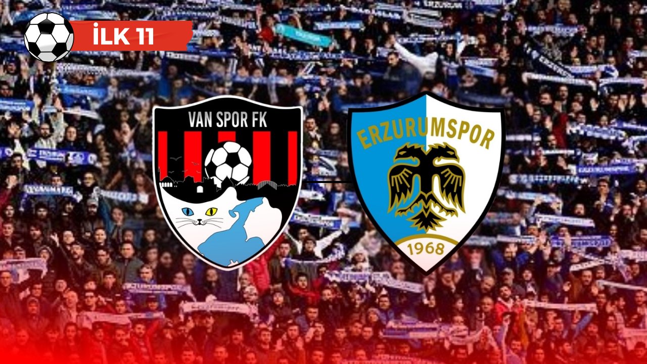 Vanspor – Erzurum maçında kadrolar belli oldu