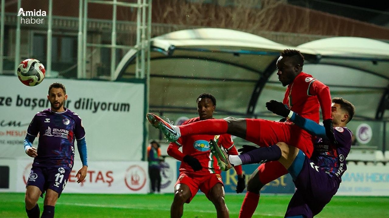 Amedspor Ankara’da iki puan bıraktı