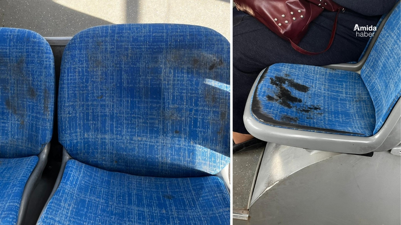 Diyarbakır’da toplu taşımada mide bulandıran kirlilik