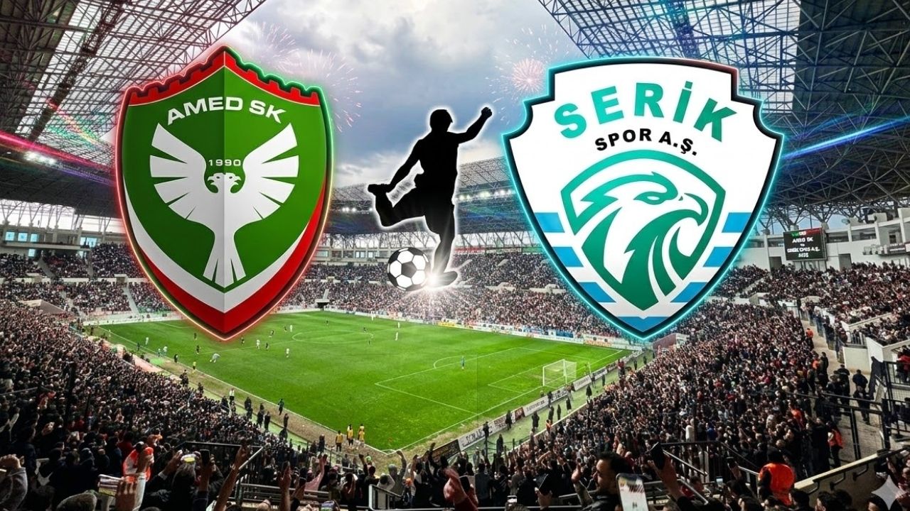 Amedspor–Serikspor mücadelesi başladı