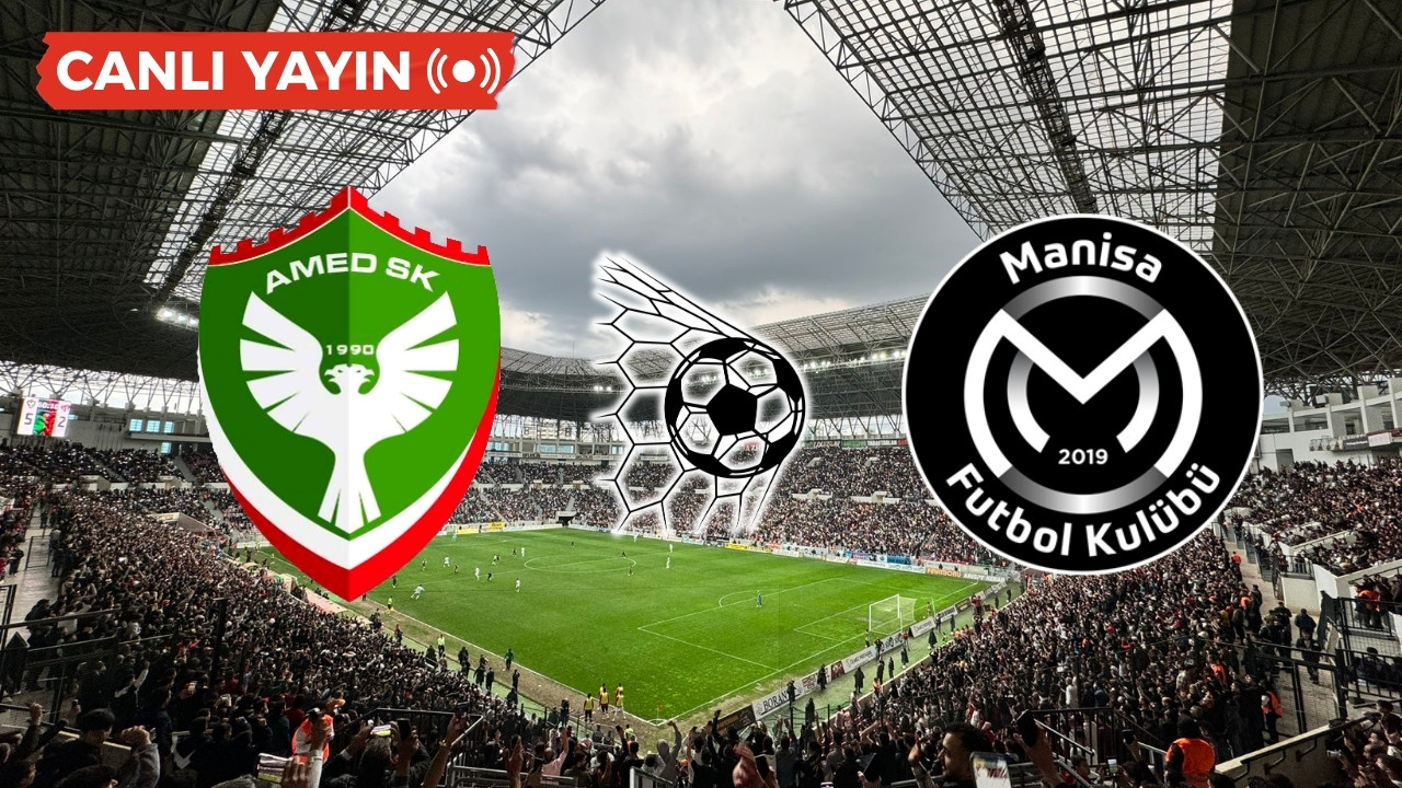 Amedspor- Manisa maçı hangi kanalda, saat kaçta?