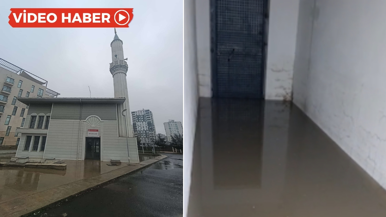Diyarbakır’da cami su altında kaldı