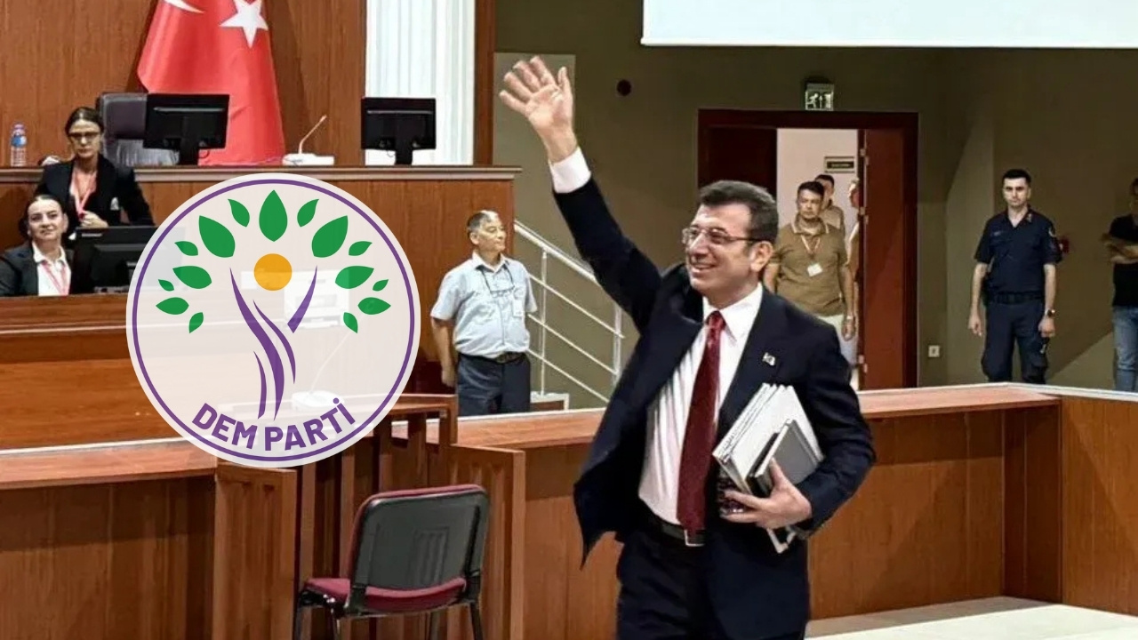 DEM Parti tam kadro İmamoğlu duruşmasında
