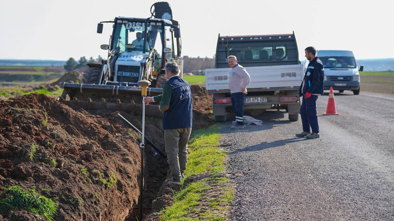 Diyarbakır’da 970 metrelik yeni içme suyu hattı