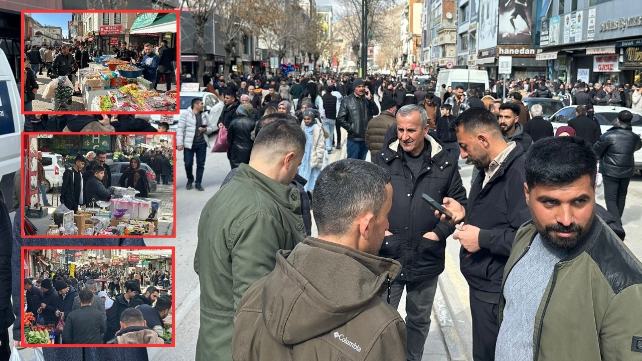 Van’da tezgahlar doldu: Cüzdanlar boş!