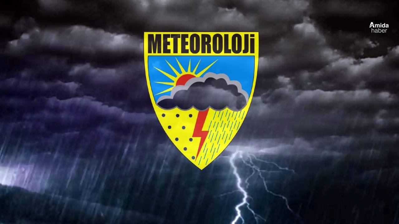 Diyarbakır için sarı uyarı: Sağanak var