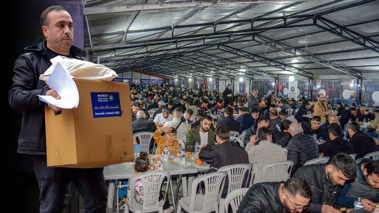 Diyarbakır’da 230 bin kişiye sıcak iftar, 2 bin aileye destek