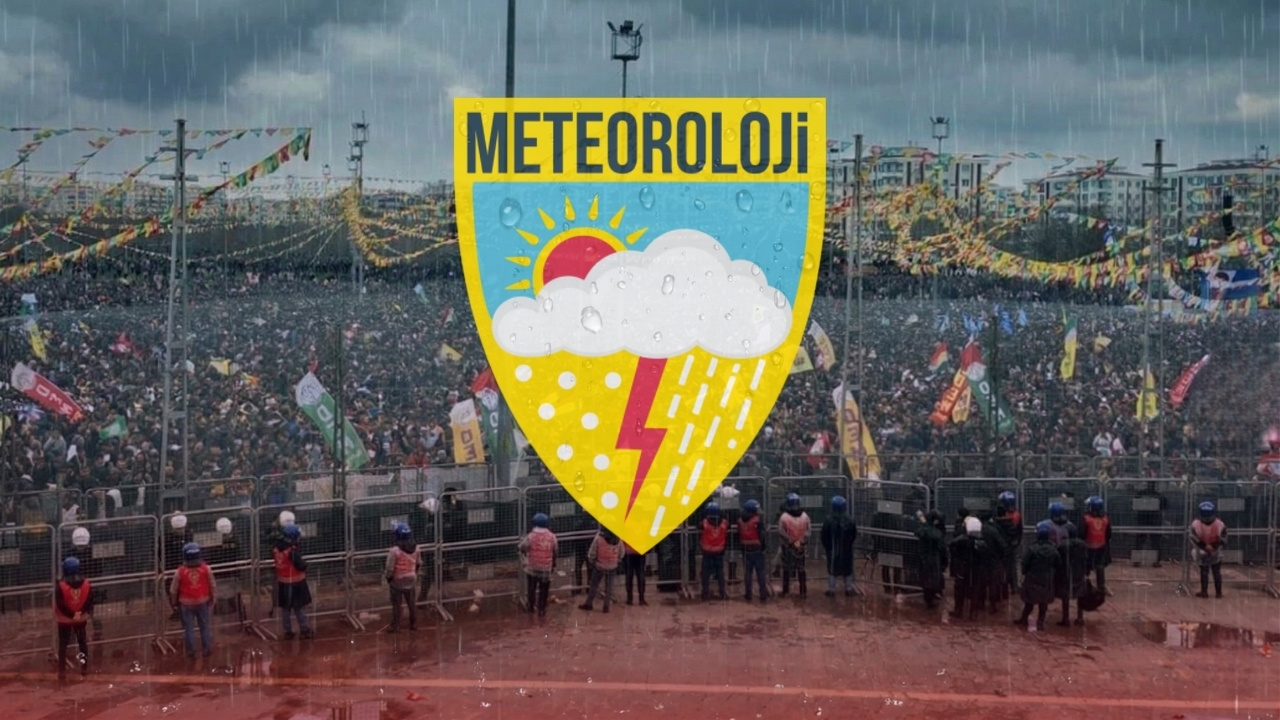 Diyarbakır için meteorolojik uyarı: Newroz günü kuvvetli yağış olacak