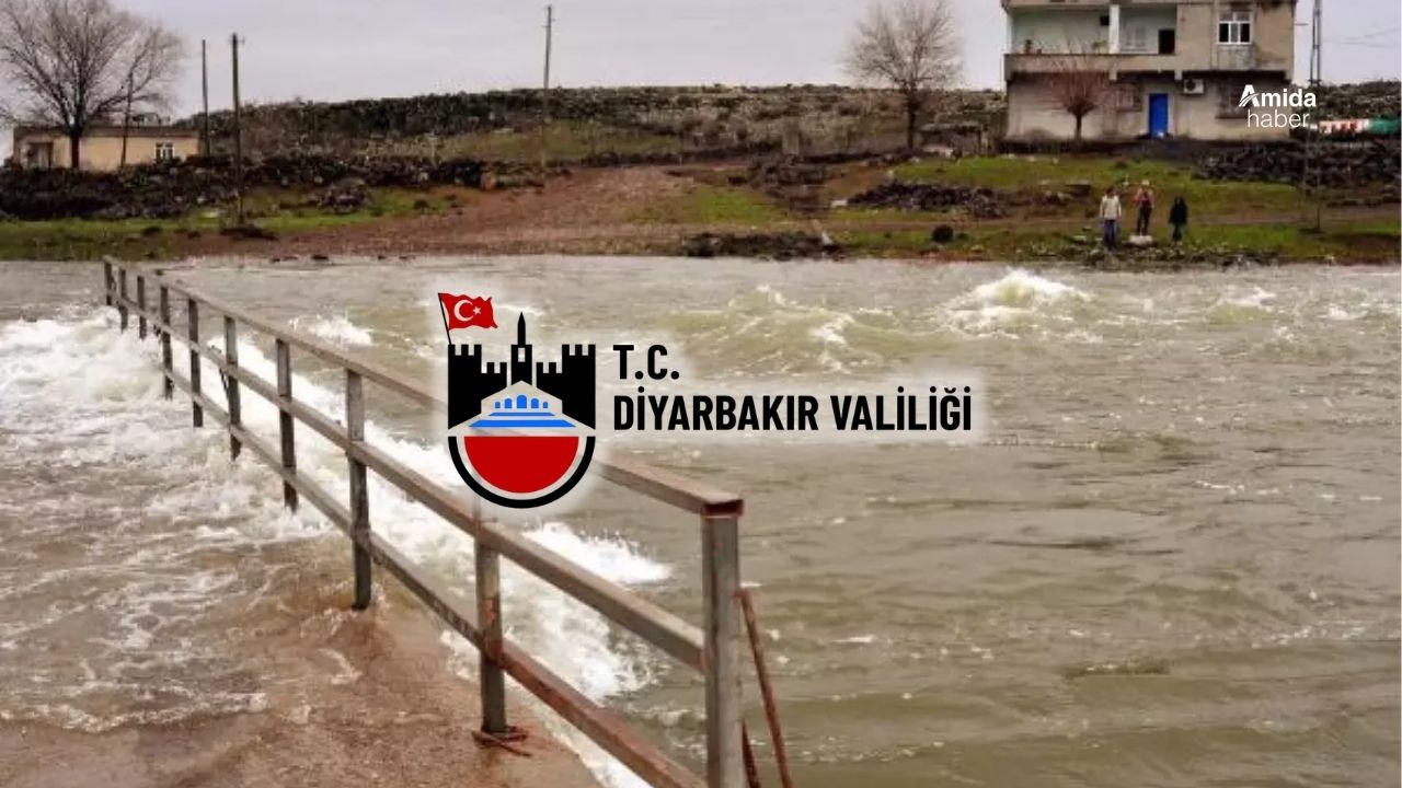Diyarbakır'da baraj kapakları açıldı: Valilikten uyarı