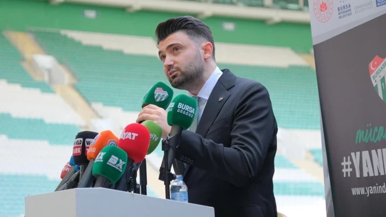Bursaspor ligden çekiliyor mu: Başkan duyurdu