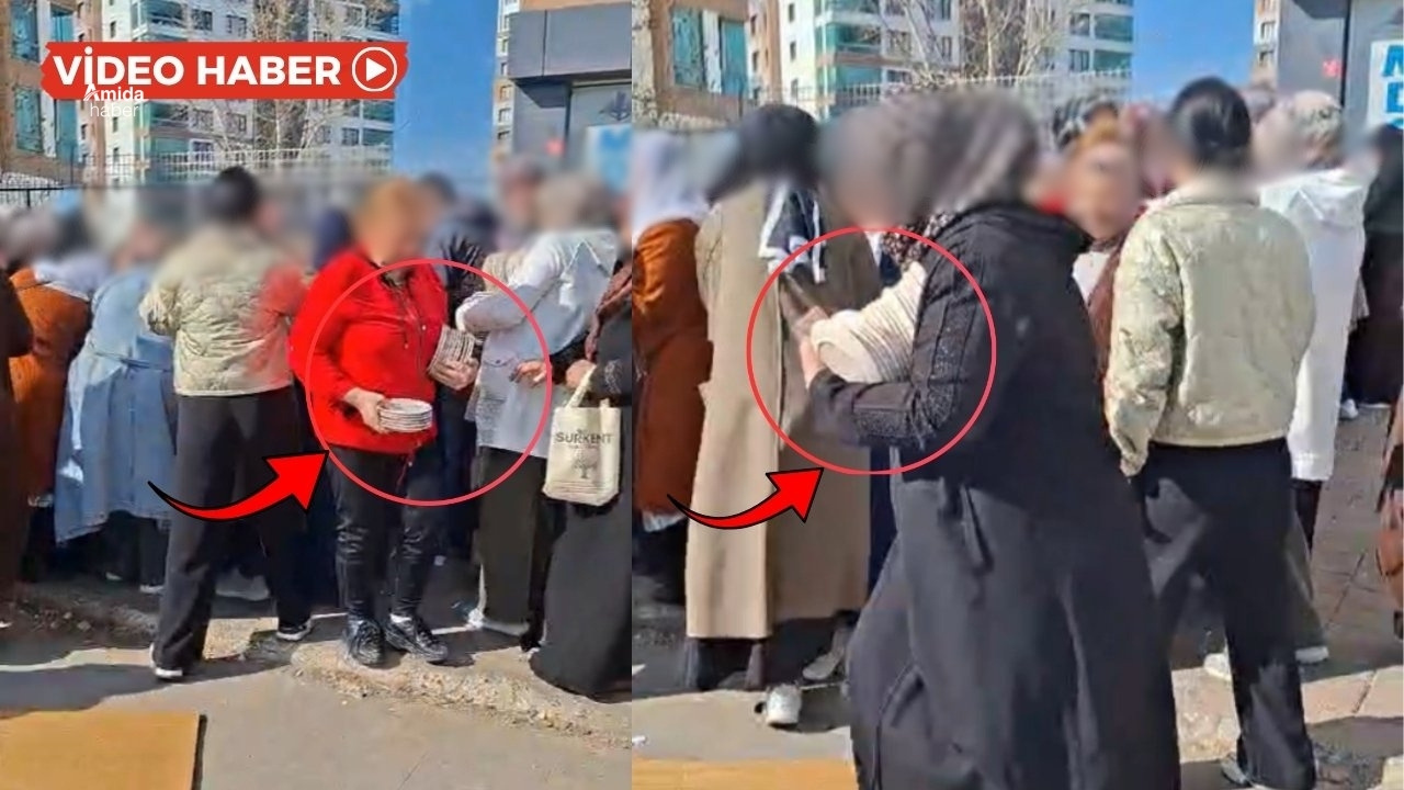 Diyarbakır’da tabak savaşı: Bir saatte bitti