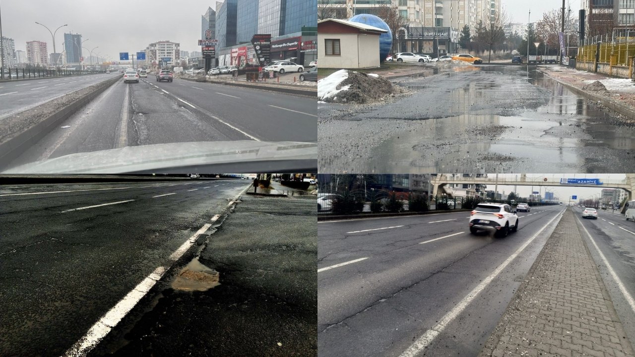 Diyarbakır’da yollar çöktü: Çözüm ne zaman?