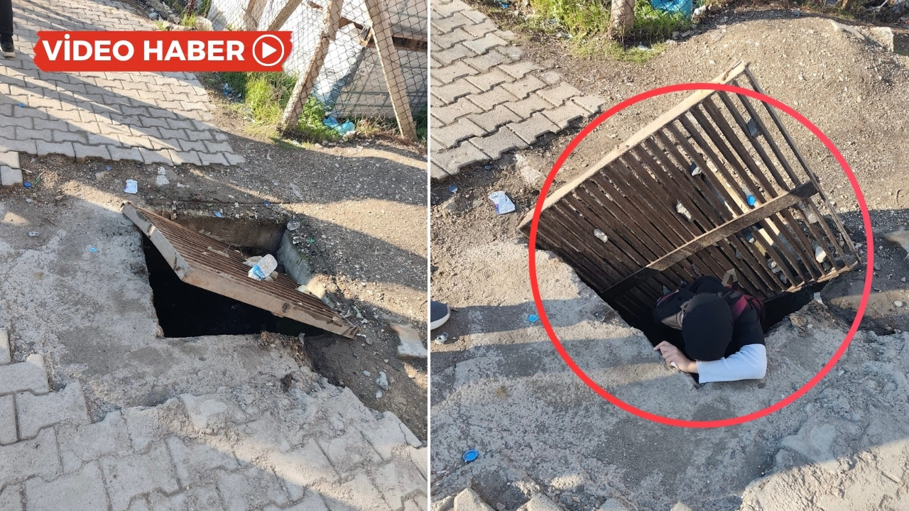 Diyarbakır: Ortaokul öğrencisi mazgaldan çukura düştü