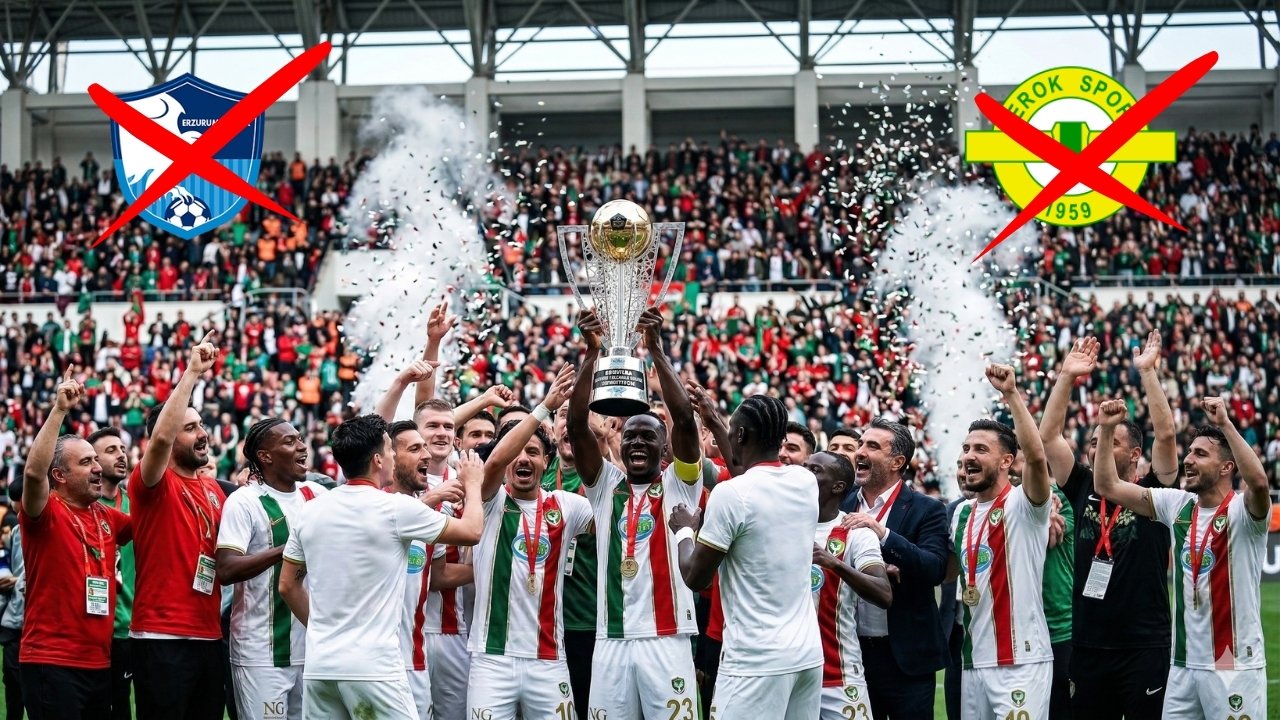 Erzurum ve Erok küme düştü: Amedspor şampiyon!