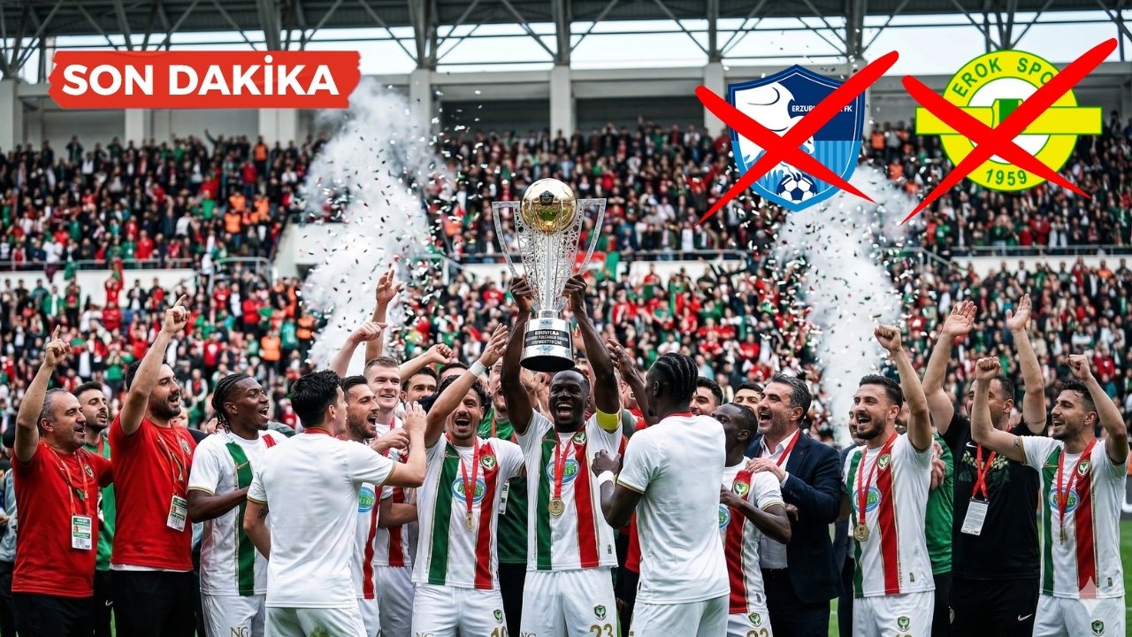 Erzurum ve Erok küme düştü: Amedspor şampiyon!
