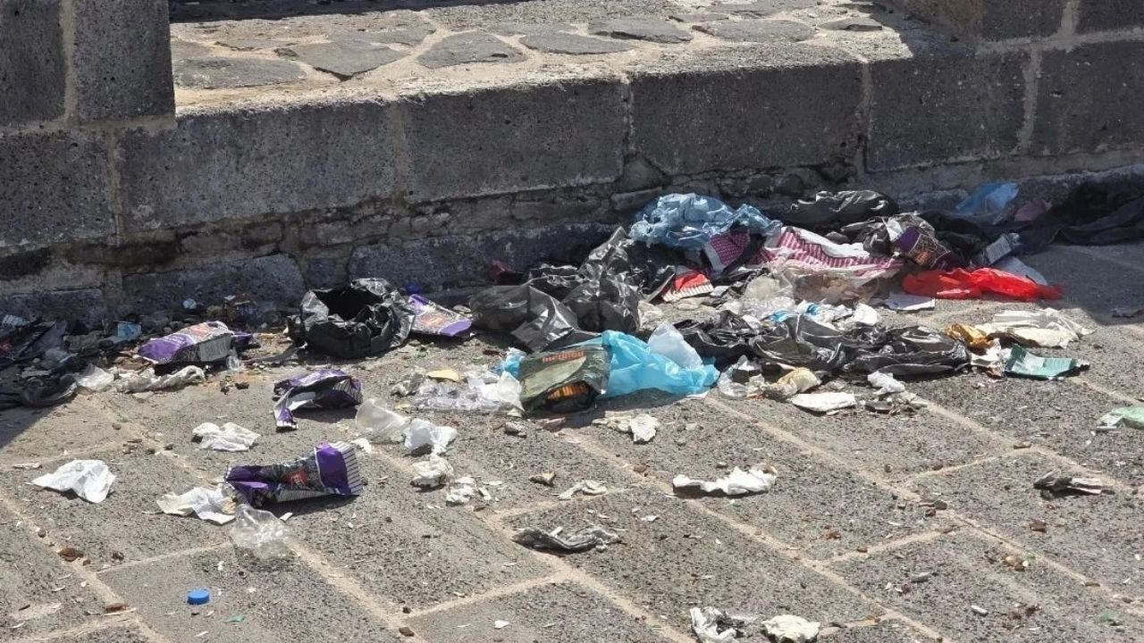 Diyarbakır’da turizmin kalbi pislik içinde