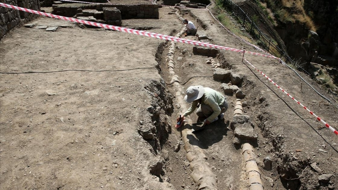 Diyarbakır’da 480 yıllık şebekenin devamı da bulundu