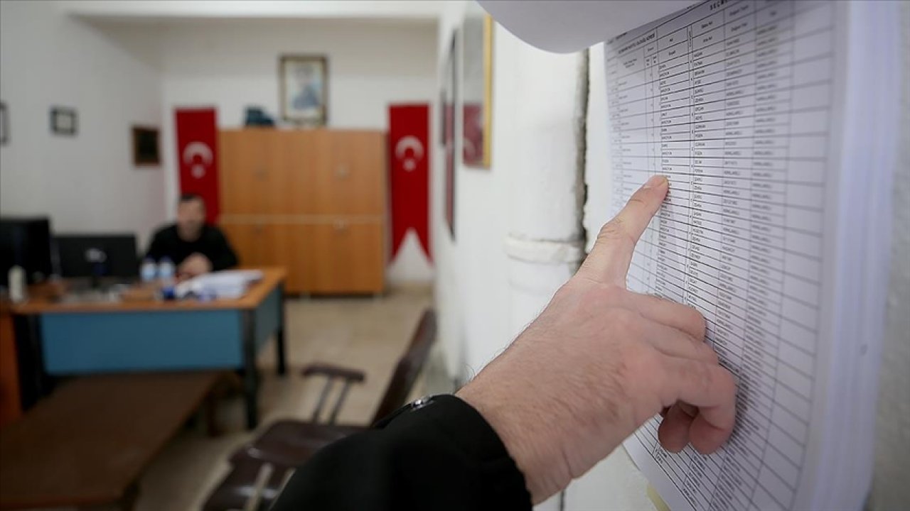 Seçmen listeleri bugün askıya çıkarılıyor