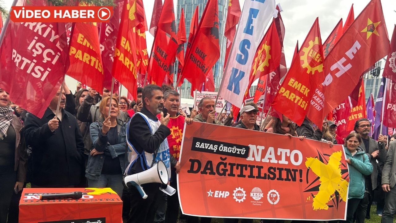 Ankara’da NATO’ya karşı yürüyüş