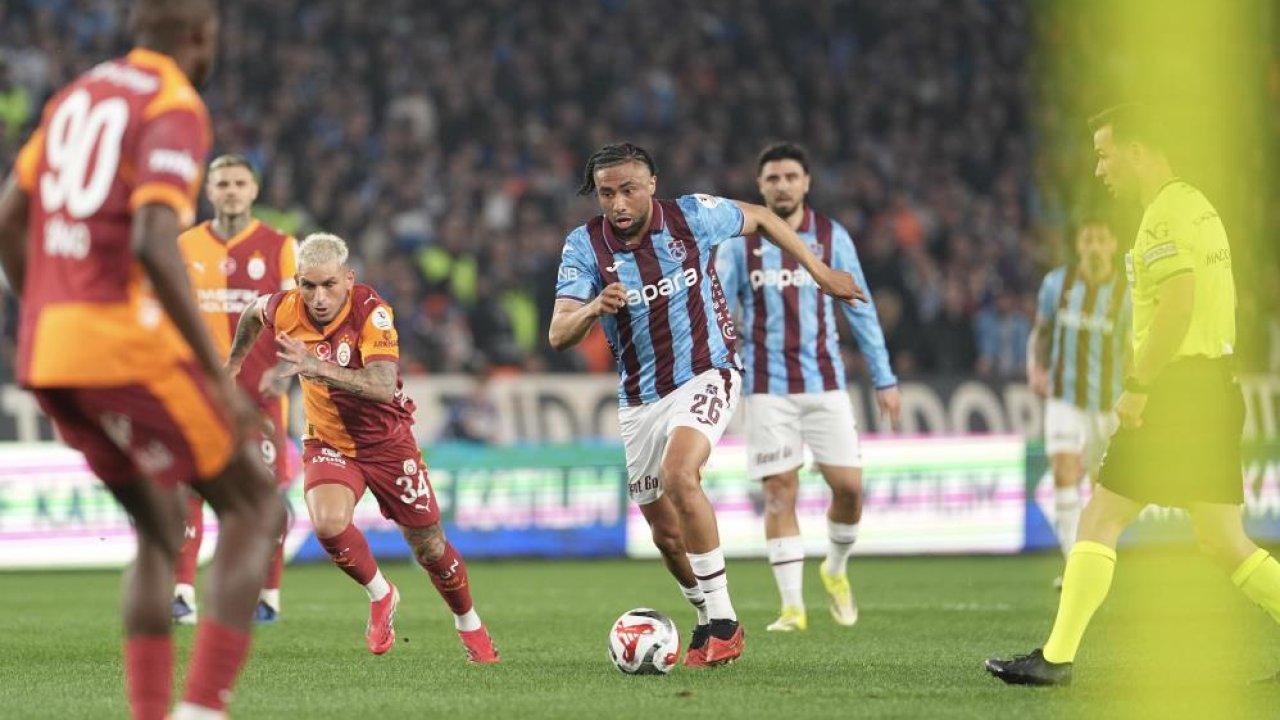 Trabzonspor Galatasaray'ı 2-1 yendi: Zirve yarışı kızıştı