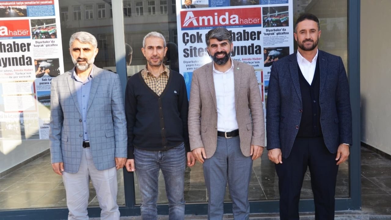 HÜDA PAR’dan Amida Haber’e ziyaret