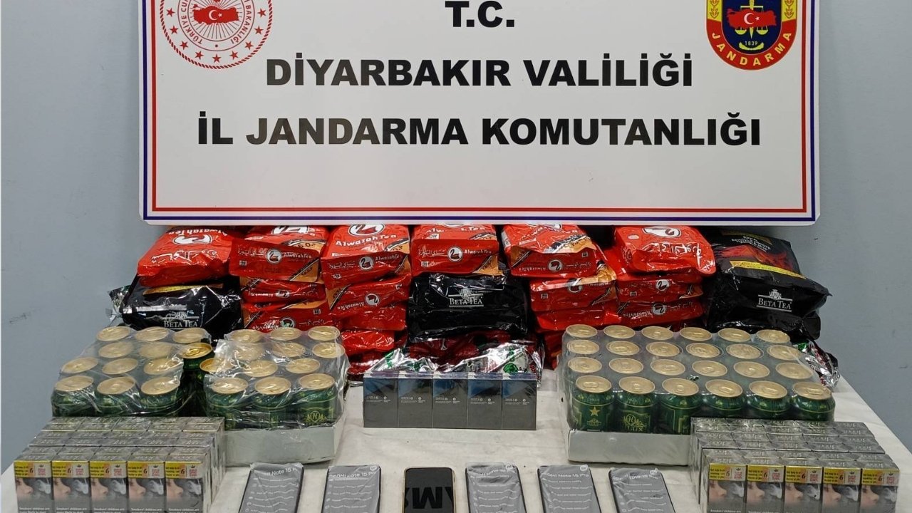 Diyarbakır’da kaçakçılık operasyonu: 58 kişiye işlem