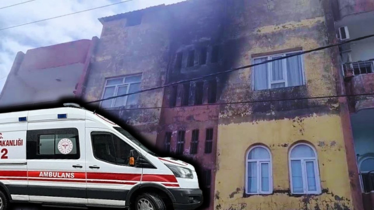 Mardin’de ev yangını: 1’i bebek 4 kişi hastanelik oldu
