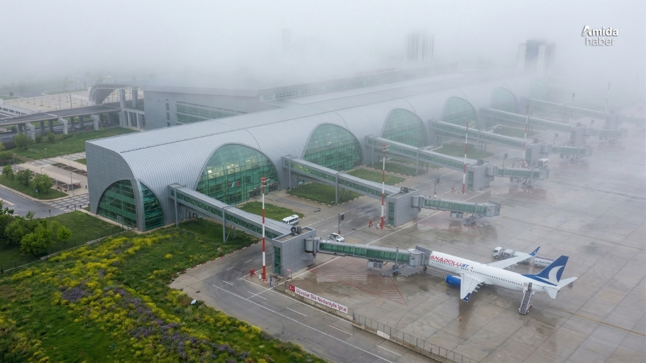 Diyarbakır güne rötarla başladı: Uçuşlar yapılamadı