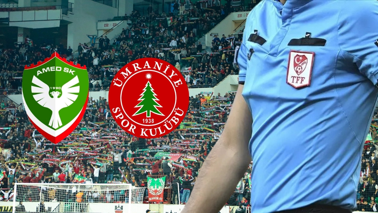 Amedspor-Ümraniye maçının hakem heyeti açıklandı