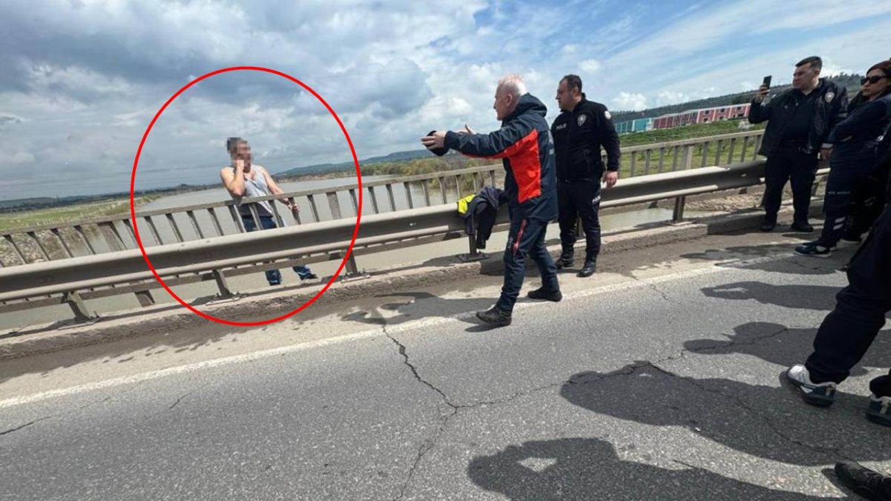 Diyarbakır’da köprüye çıkıp intihar girişiminde bulundu