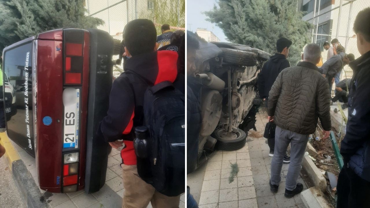 Diyarbakır: Öğrencilere çarptı, yardıma gelenlere de bıçak çekti