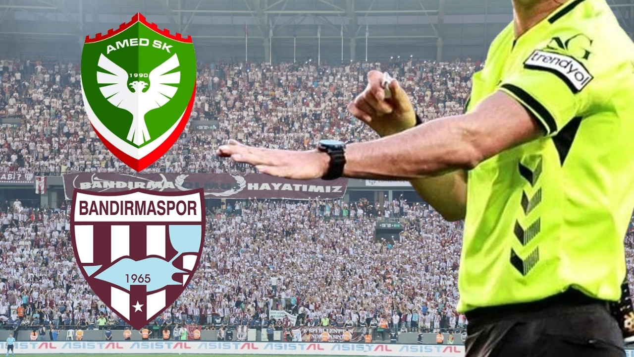 Amedspor-Bandırma maçını inşaat mühendisi yönetecek