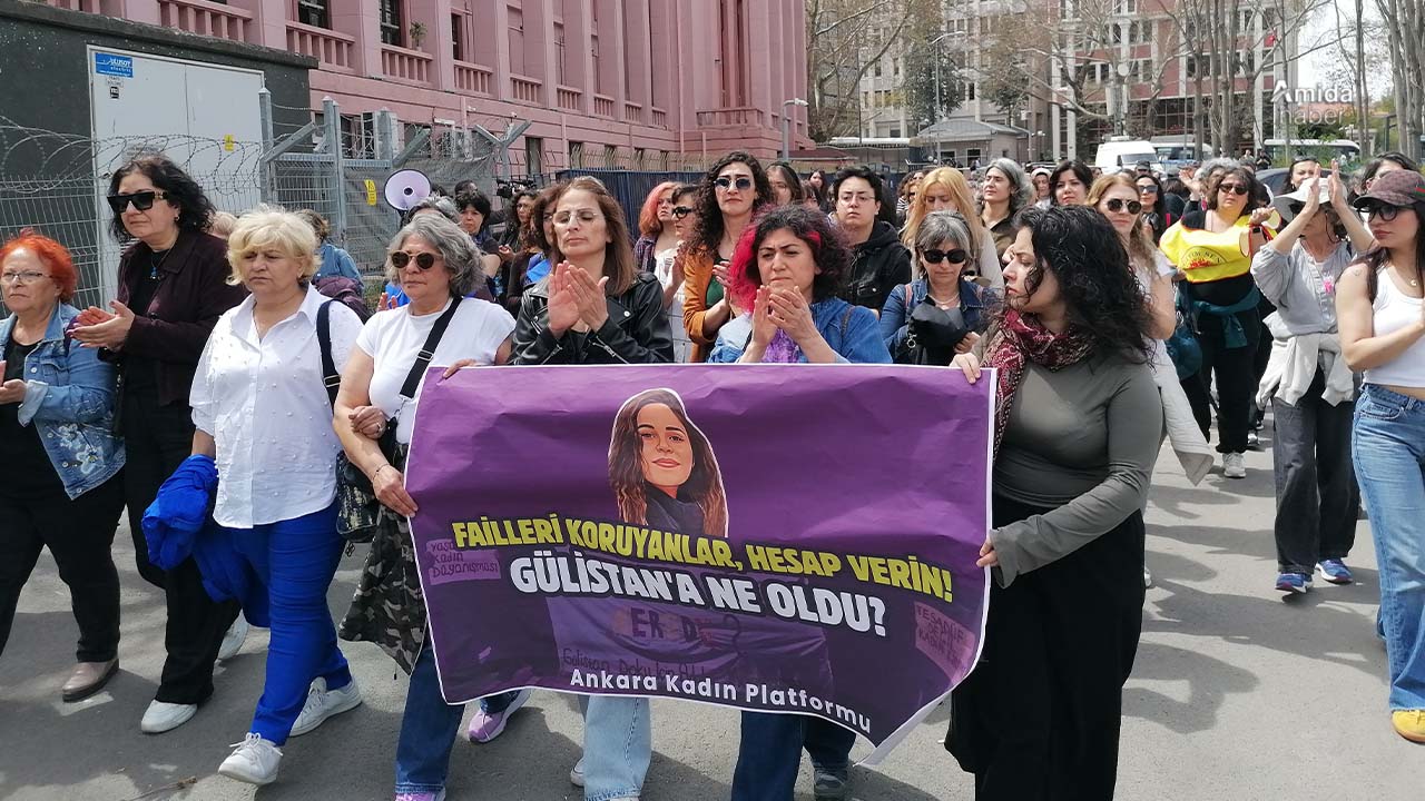 Ankara’da kadınlar Gülistan Doku için yürüdü