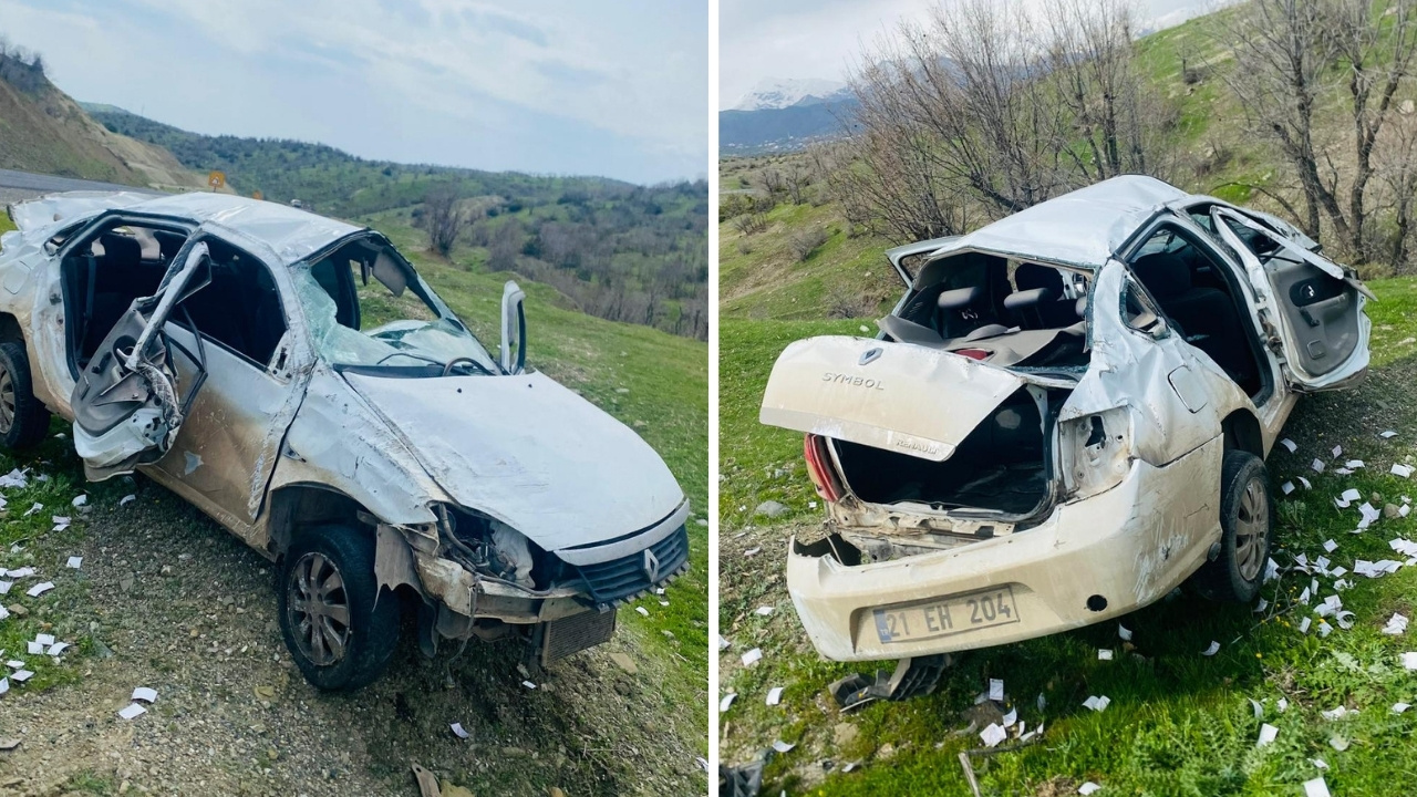 Diyarbakır’da mucize kurtuluş: Bu araçtan sağ çıktılar