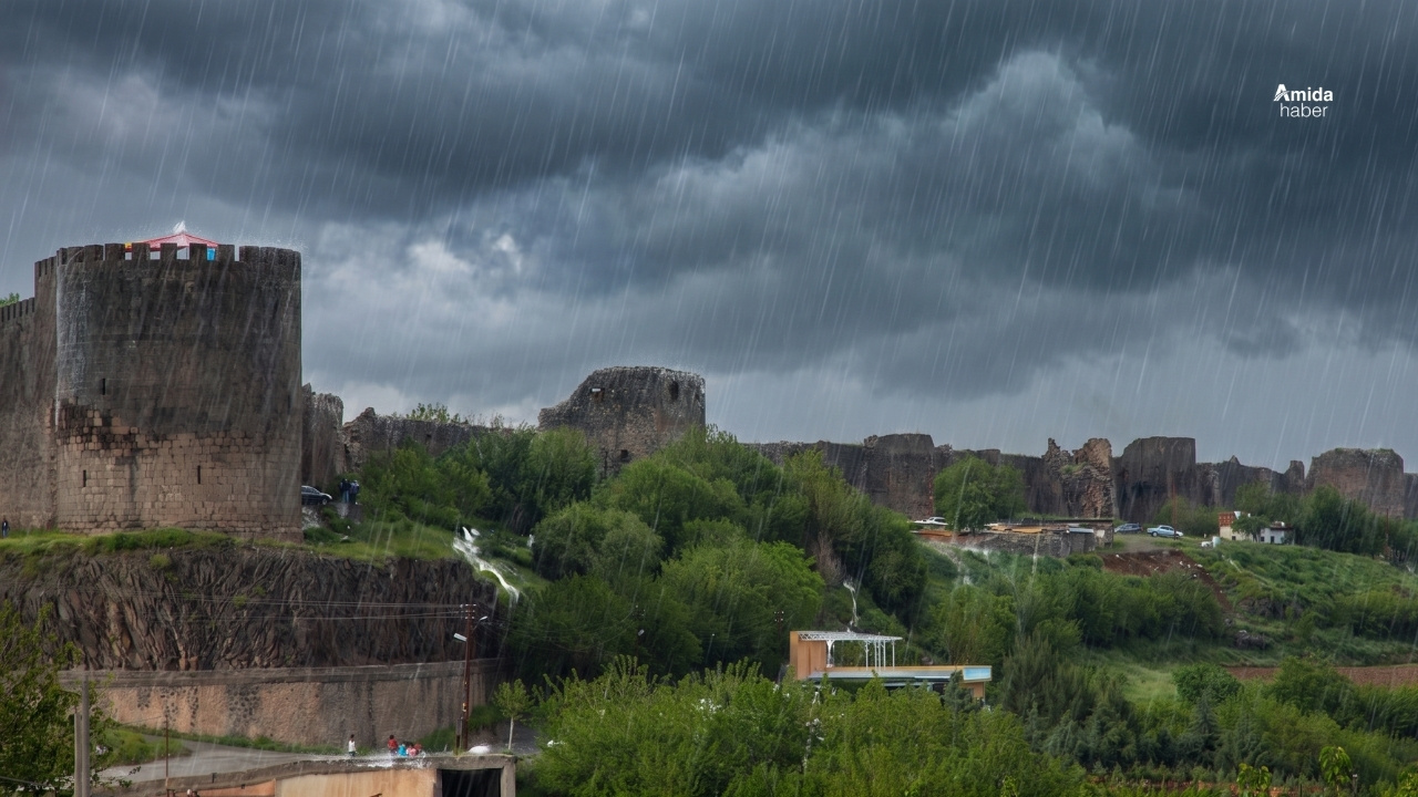 Diyarbakır’a turuncu kod: Sel riski var