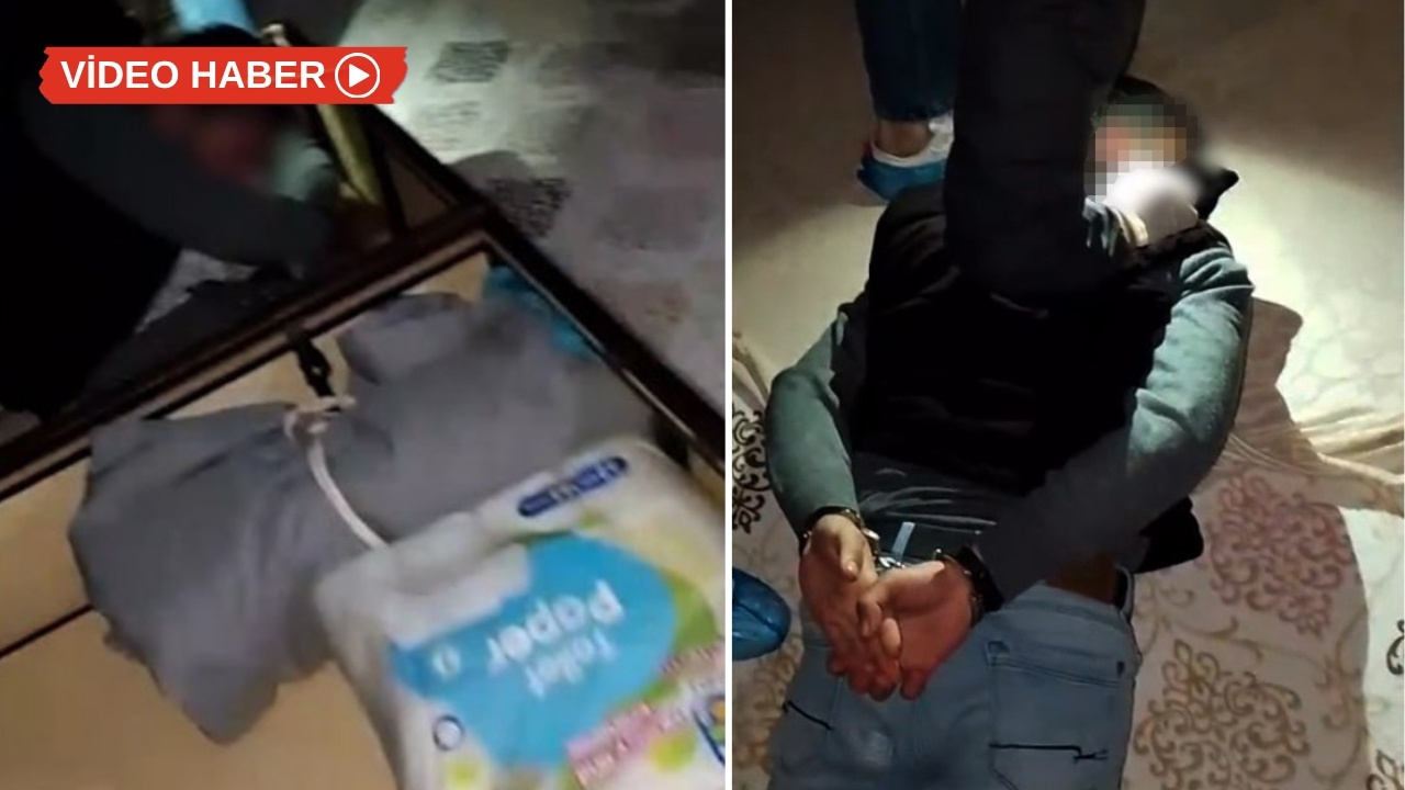 Kars’ta 17 yıl hapis cezası olan firari şahıs baza altında yakalandı