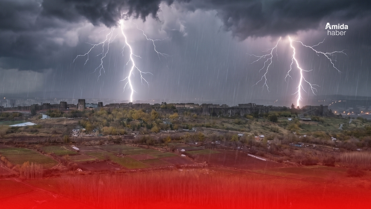 Diyarbakır'da yıldırım faciası: 2 ölü, 1 ağır yaralı