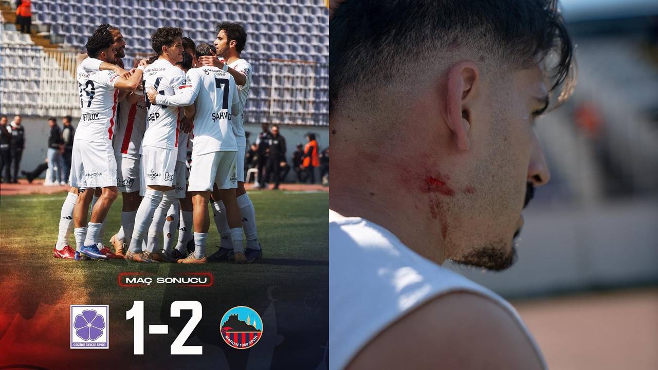 Maç sonunda Mardin 1969 Spor’a çirkin saldırı