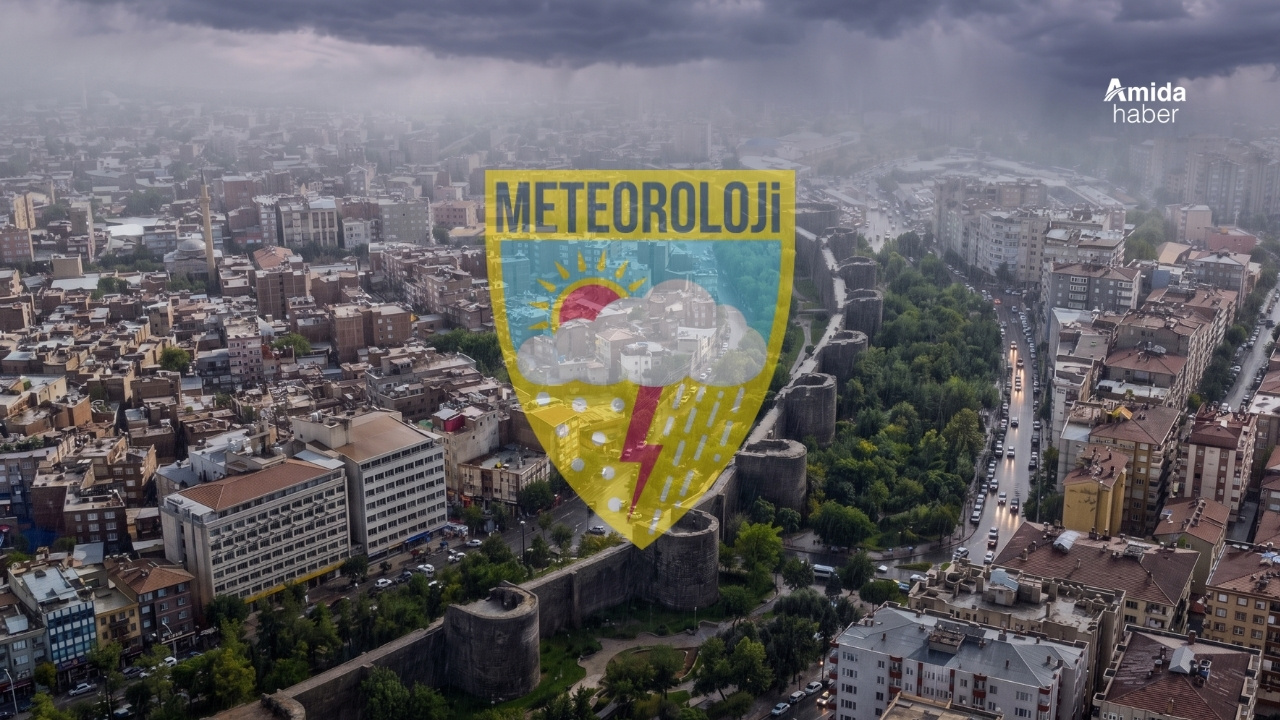 Diyarbakır’a sarı kod: Sağanak geliyor