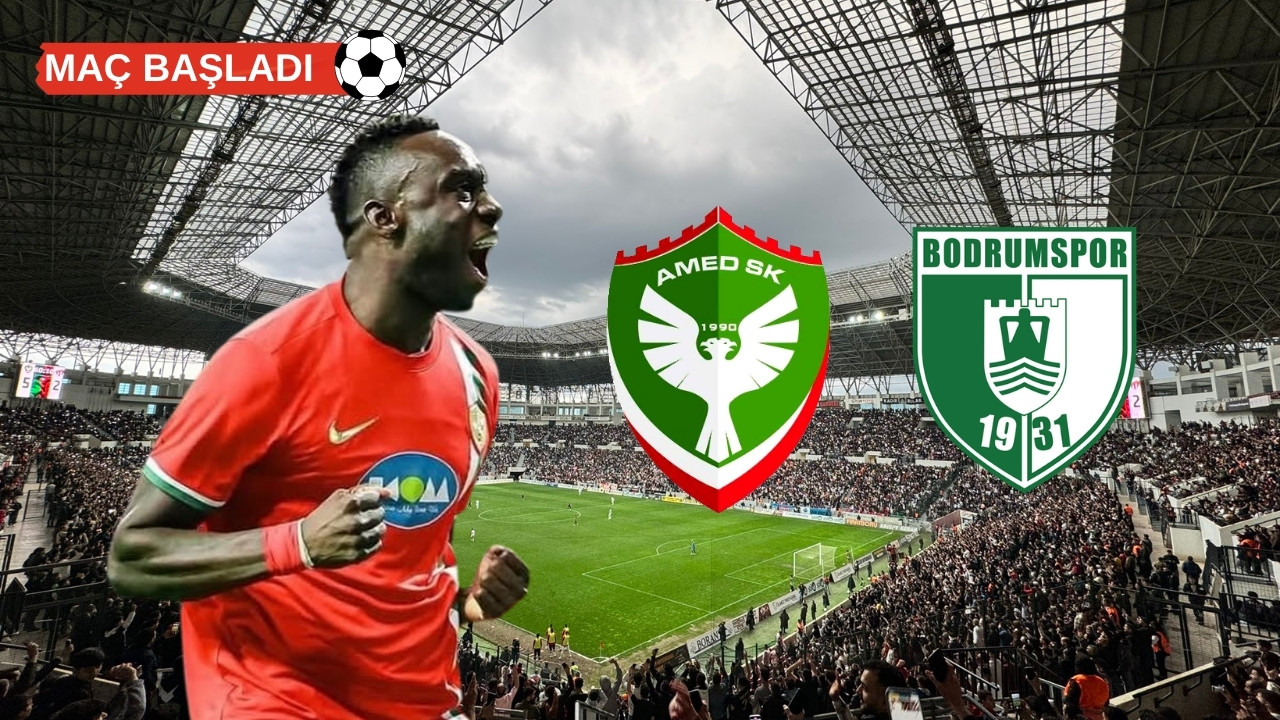 Amedspor maçı başladı: Taraftarın gözü kulağı İstanbul’da