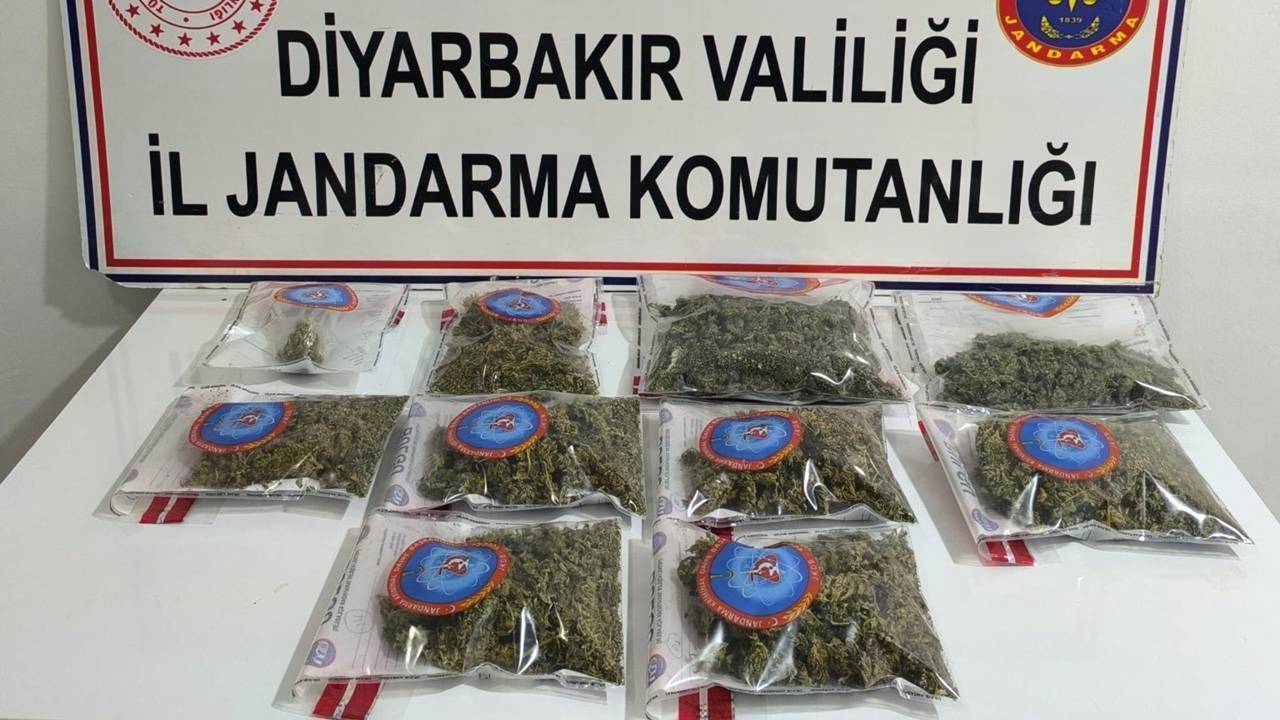 Diyarbakır’da narkotik operasyonu: 22 olay, 23 kilo esrar